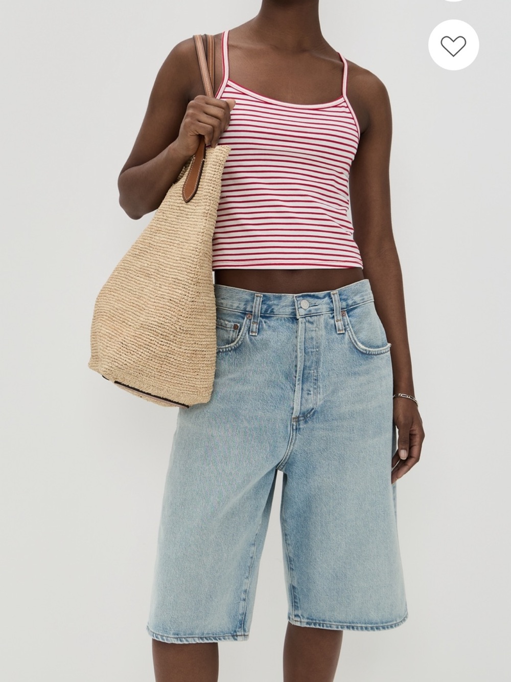 Joe’s Jeans Striped Red & White Tank Top S